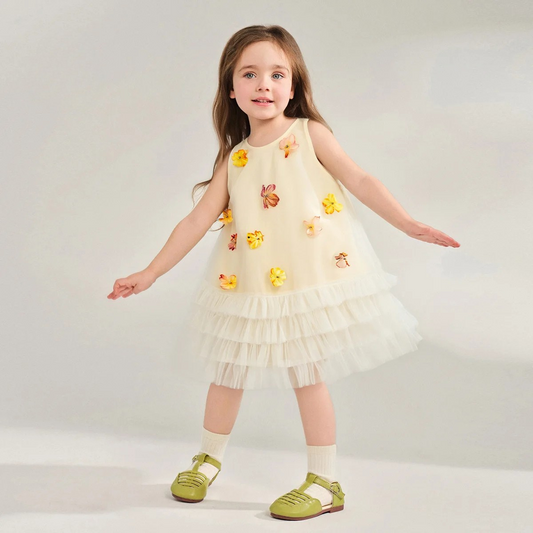 3D Floral Dress