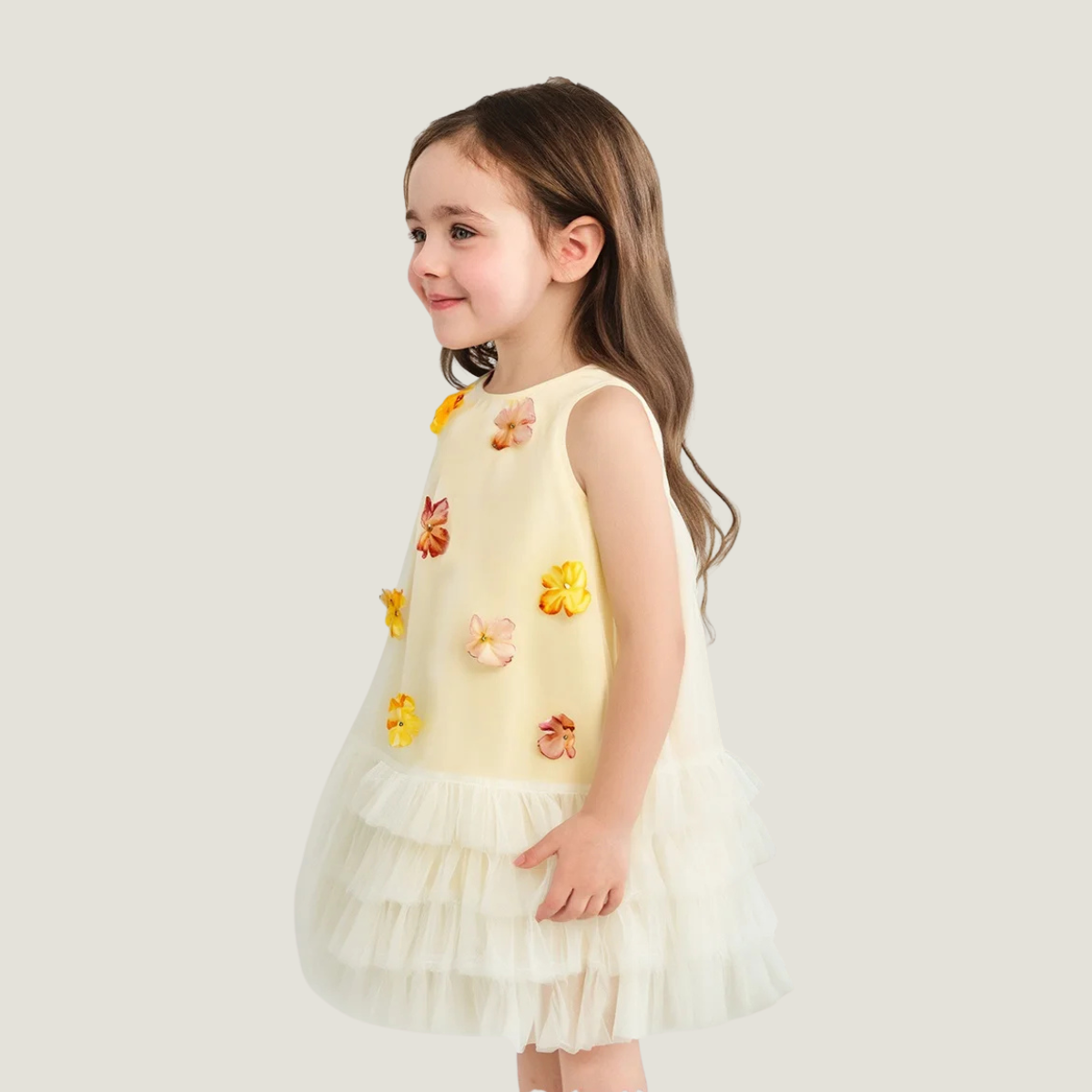 3D Floral Dress