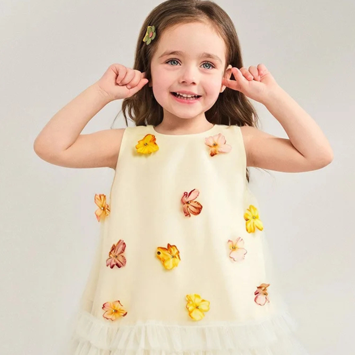 3D Floral Dress