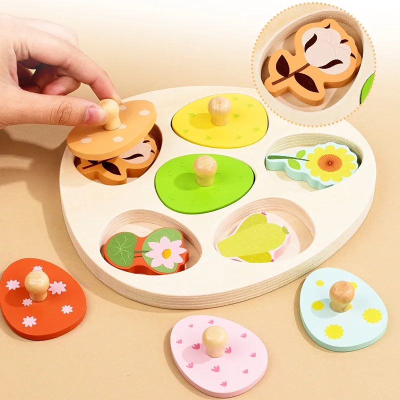 Wooden Eggs Puzzle