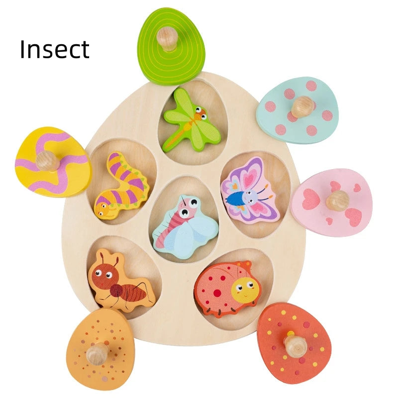 Wooden Eggs Puzzle