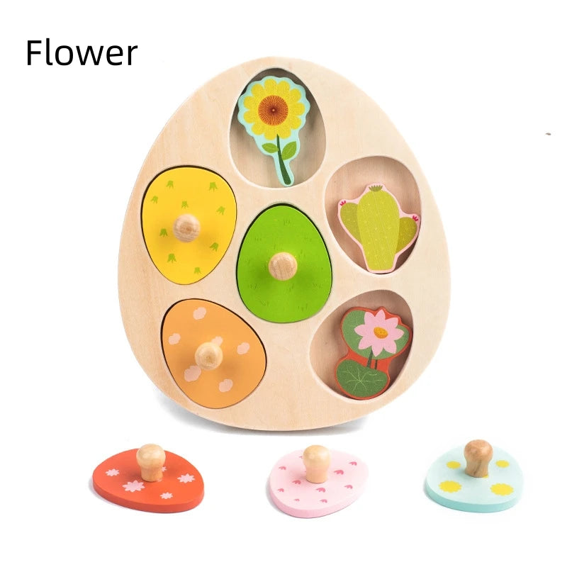 Wooden Eggs Puzzle