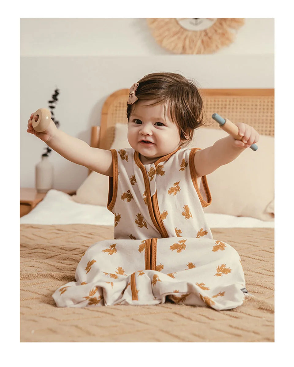 Sleeping Bag For Babies 3-24Months Boys Girls Summer Sleep Sack Vest Thin Breathable 0.5Tog 2-Ways Zipper Nappy Changing Bag