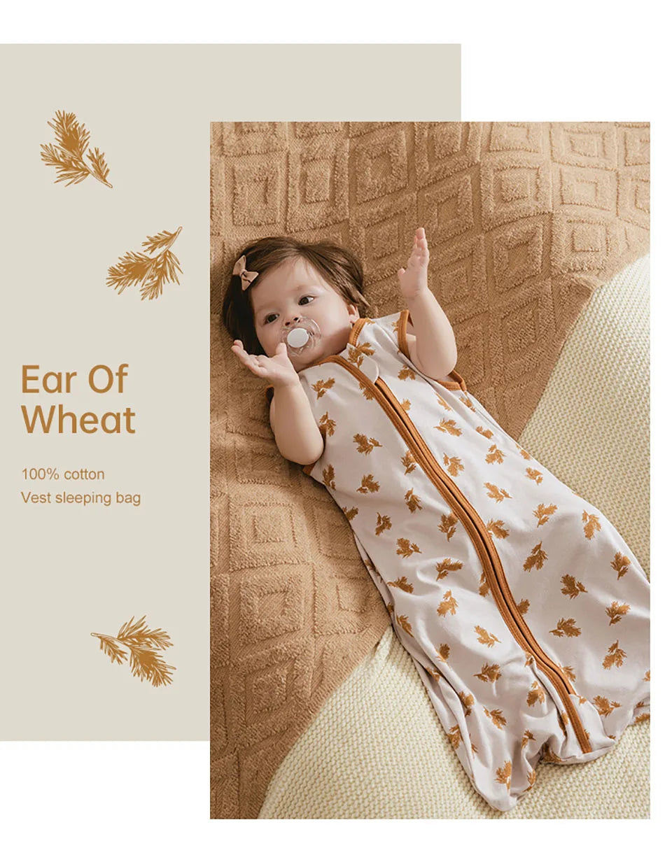 Sleeping Bag For Babies 3-24Months Boys Girls Summer Sleep Sack Vest Thin Breathable 0.5Tog 2-Ways Zipper Nappy Changing Bag
