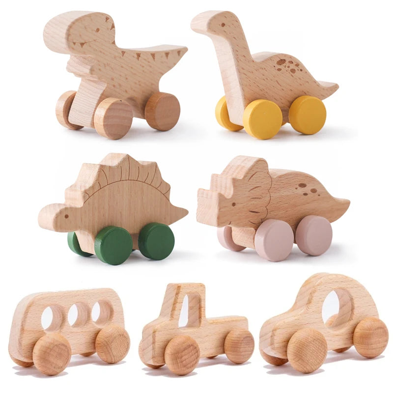 Wooden Teether Car