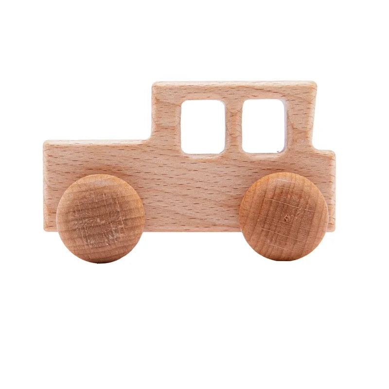 Wooden Teether Car