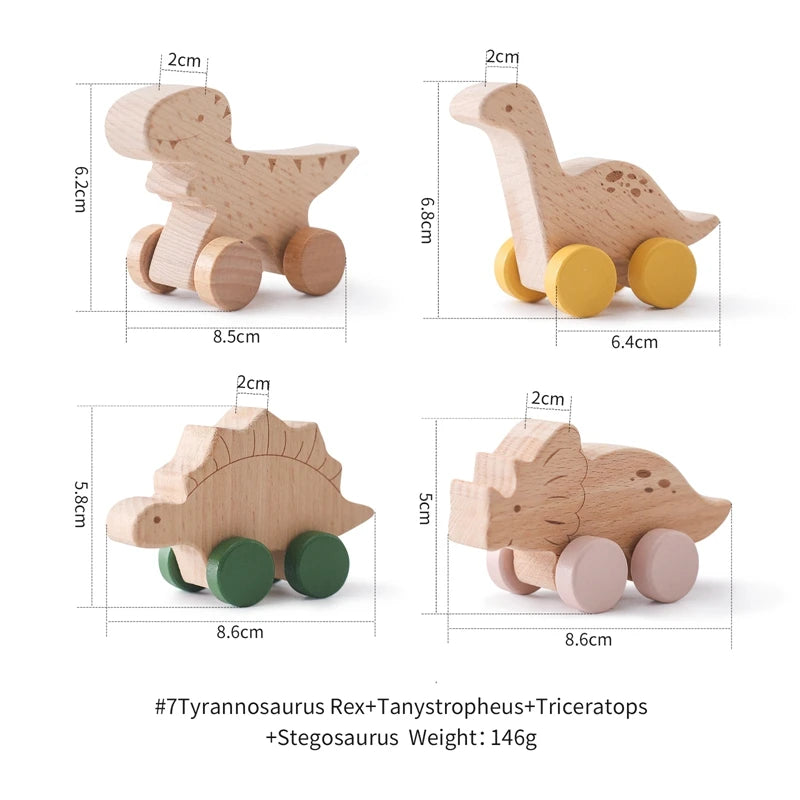 Wooden Teether Car