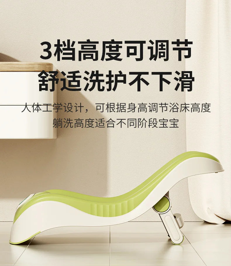 Real-Time Temperature Silicone Baby Take A Bath Bathtub Non-Slip Foot Bath Bucket Folding Bathroom with Temperature Sensing