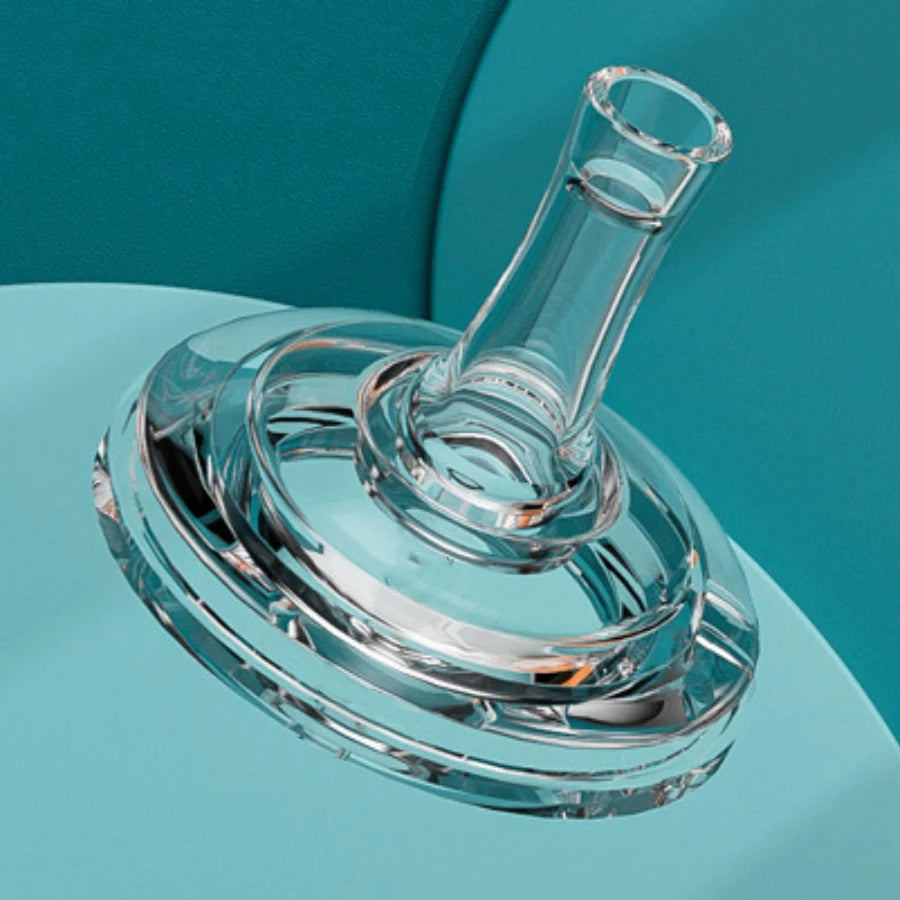 240 ml cup with handle Innovative square water bottle PP material soft liquid silicone straw for babies 6 months and up