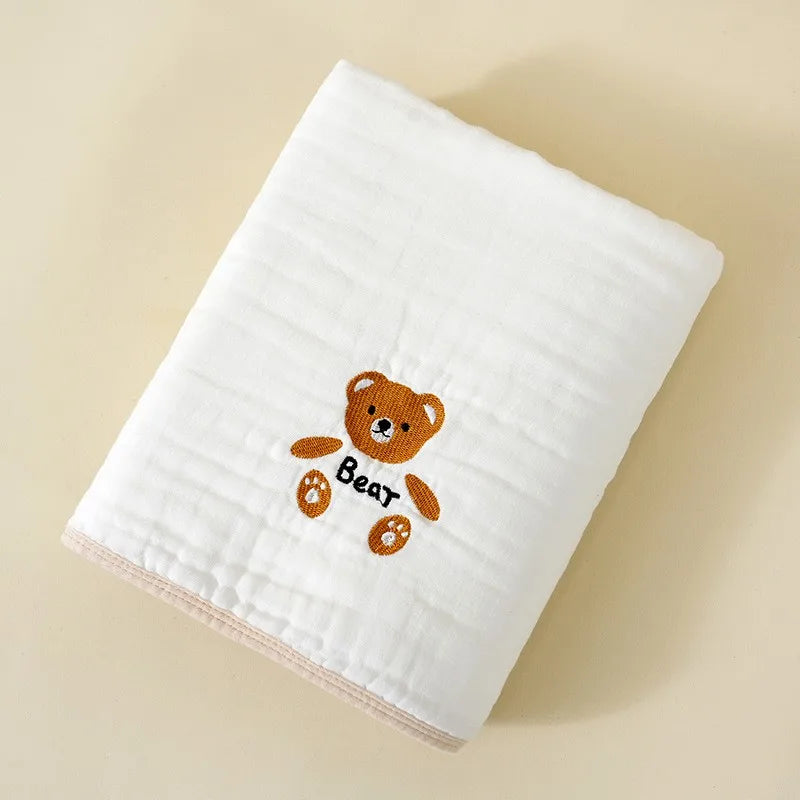 Baby Swaddle Blanket Muslin Newborn Wrap for Child Kids Boys Girls Bedding Bath Towel Cotton Stroller Cover Infant Swaddling
