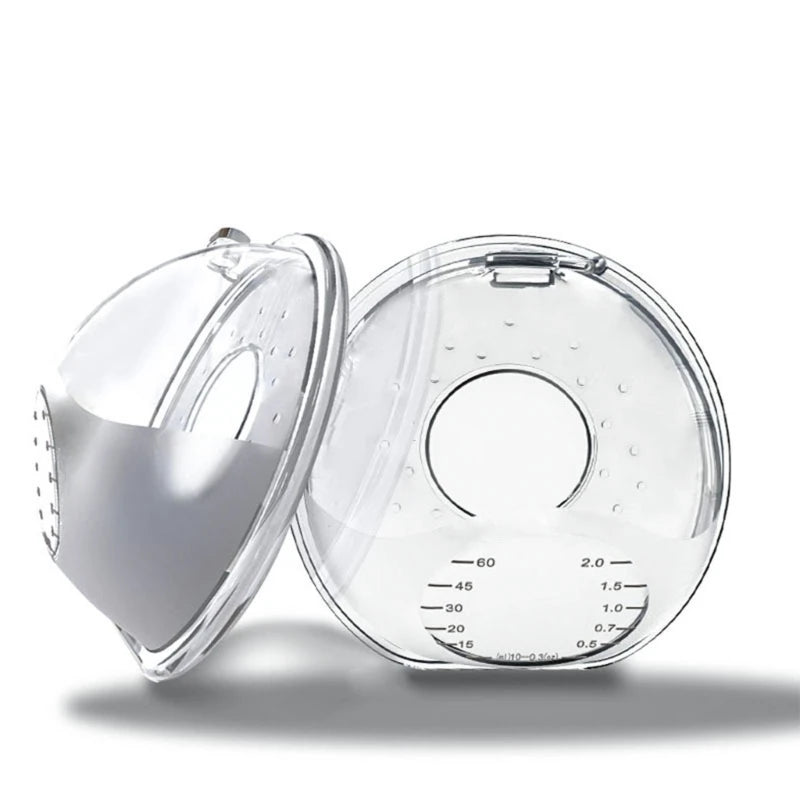 Silicone Breast Milk Collector - Soft Breast Shells | Wearable Nursing Cups | Breastmilk Saver| Letdown Catcher for Pumping