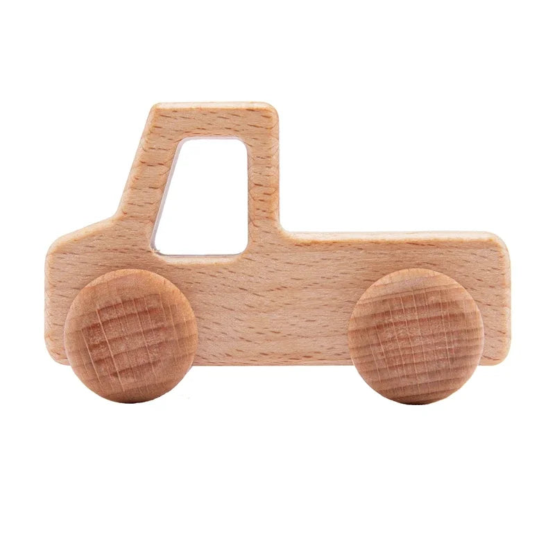 Wooden Teether Car