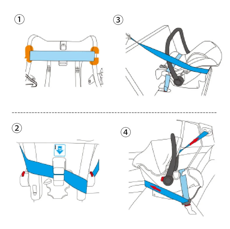 360° Rotating Baby Stroller with Premium PU Seat, Lightweight 3-in-1 Travel System One-Hand Fold & Adjustable Canopy for Newborn