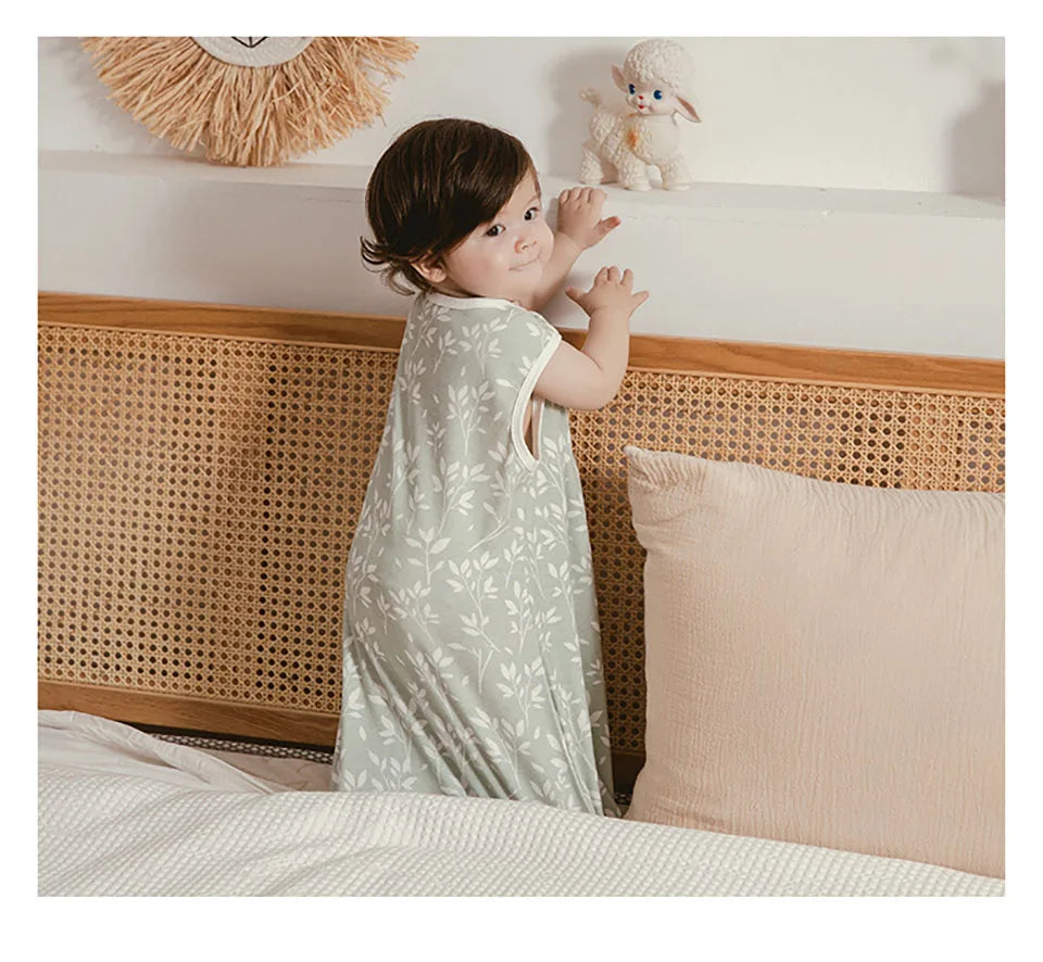 Sleeping Bag For Babies 3-24Months Boys Girls Summer Sleep Sack Vest Thin Breathable 0.5Tog 2-Ways Zipper Nappy Changing Bag