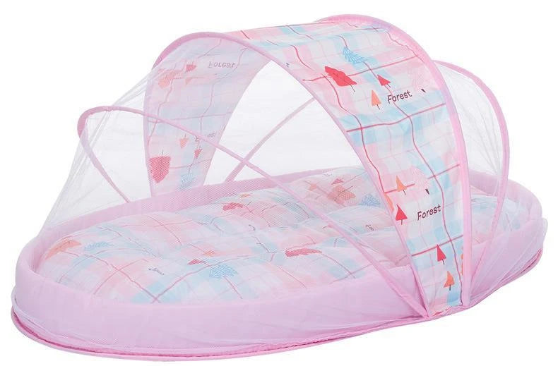 3 Pieces/Set Portable No-install Foldable Baby Mosquito Net Four Seasons Newborn Anti-fall Mosquito Net Modern Style Bedding