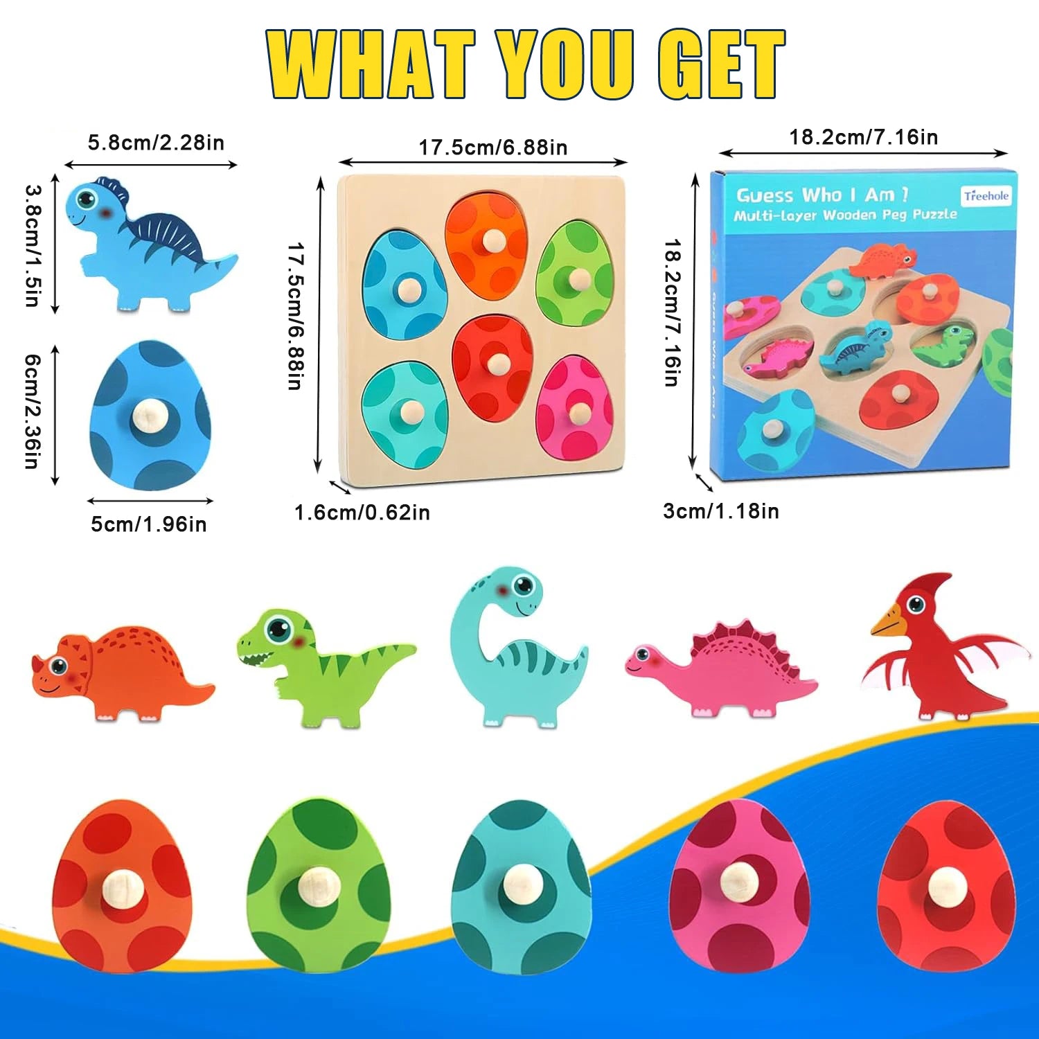 Wooden  Eggs toy