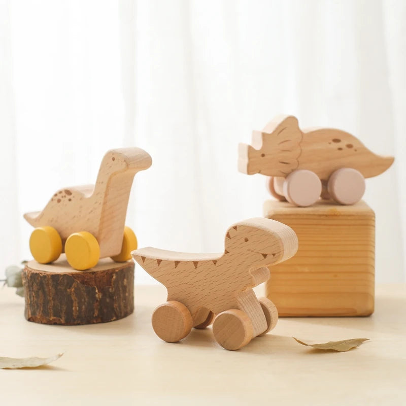 Wooden Teether Car
