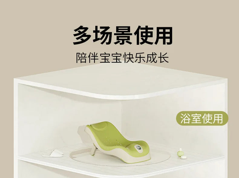 Real-Time Temperature Silicone Baby Take A Bath Bathtub Non-Slip Foot Bath Bucket Folding Bathroom with Temperature Sensing